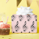 Search for clef wrapping paper Black