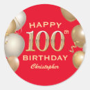 Search for one hundredth birthday stickers One hundred years old