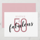 Search for 50th 7x5 invitations Black