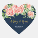 Search for blush navy blue wedding stickers Pink