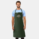 Search for dark green aprons Retro