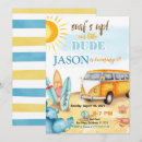 Search for surf birthday invitations Turquoise