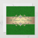 Search for elegant st patricks day invitations Green