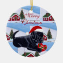 Search for black lab christmas tree decorations Cute
