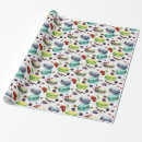 Search for berries wrapping paper Blue