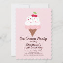 Search for cherry sundae invitations Ice cream