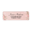 Search for oriental return address labels Pink