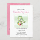 Search for alligator baby shower invitations Watercolor