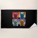 Search for french bulldog beach towels Animal