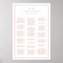 Search for rose gold wedding seating charts Simple