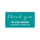Search for handwritten wedding return address labels Script