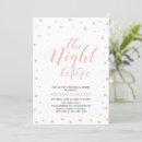 Search for rose gold rehearsal dinner invitations Script
