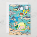 Search for aquarium birthday invitations Beach