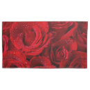 Search for red rose pillowcases Vintage