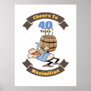 Search for funny beer posters 40th birthday