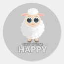Search for happy sheep stickers Animal