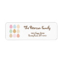 Search for happy easter bunny return address labels Eggs