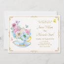 Search for tea wedding invitations Butterfly