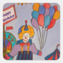 Search for cute clown stickers Birthday