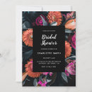 Search for dark bridal shower invitations Simple