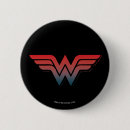 Search for red logo badges Super hero