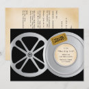 Search for film reel invitations Vintage
