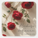 Search for romantic floral design stickers Red roses