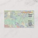 Search for vincent business cards Irises