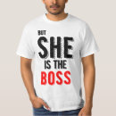 Search for shes the boss tshirts Couple