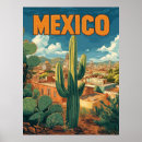 Search for vintage cactus posters Retro