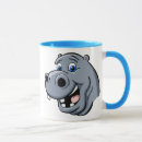 Search for cartoon hippo mugs Illustration