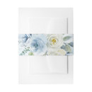 Search for dusty blue invitation belly bands Elegant belly band