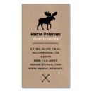 Search for moose business cards Wildlife