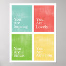 Search for you are amazing posters Inspiring