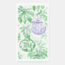 Search for purple christmas napkins Watercolor