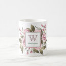 Search for vintage initial mugs Girly
