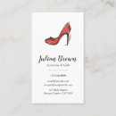 Search for shoe shop business cards Stylist
