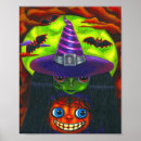 Search for smiling moon art Halloween
