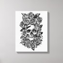 Search for skull canvas prints Illustration