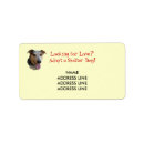 Search for cattle dog return address labels Cute