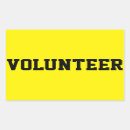 Search for yellow and black stickers Volunteer