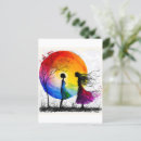 Search for femininity postcards Beauty