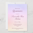 Search for pastel quinceanera invitations Elegant