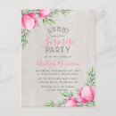 Search for shabby birthday invitations Wood