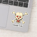 Search for skull decals stickers Red