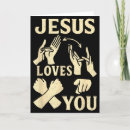 Search for asl christmas cards Jesus loves