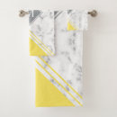 Search for yellow and grey bathroom accessories White