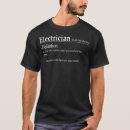 Search for electrical contractor tshirts Tradesman