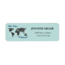 Search for traveling return address labels Airplane