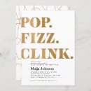 Search for pop fizz clink invitations New years eve party